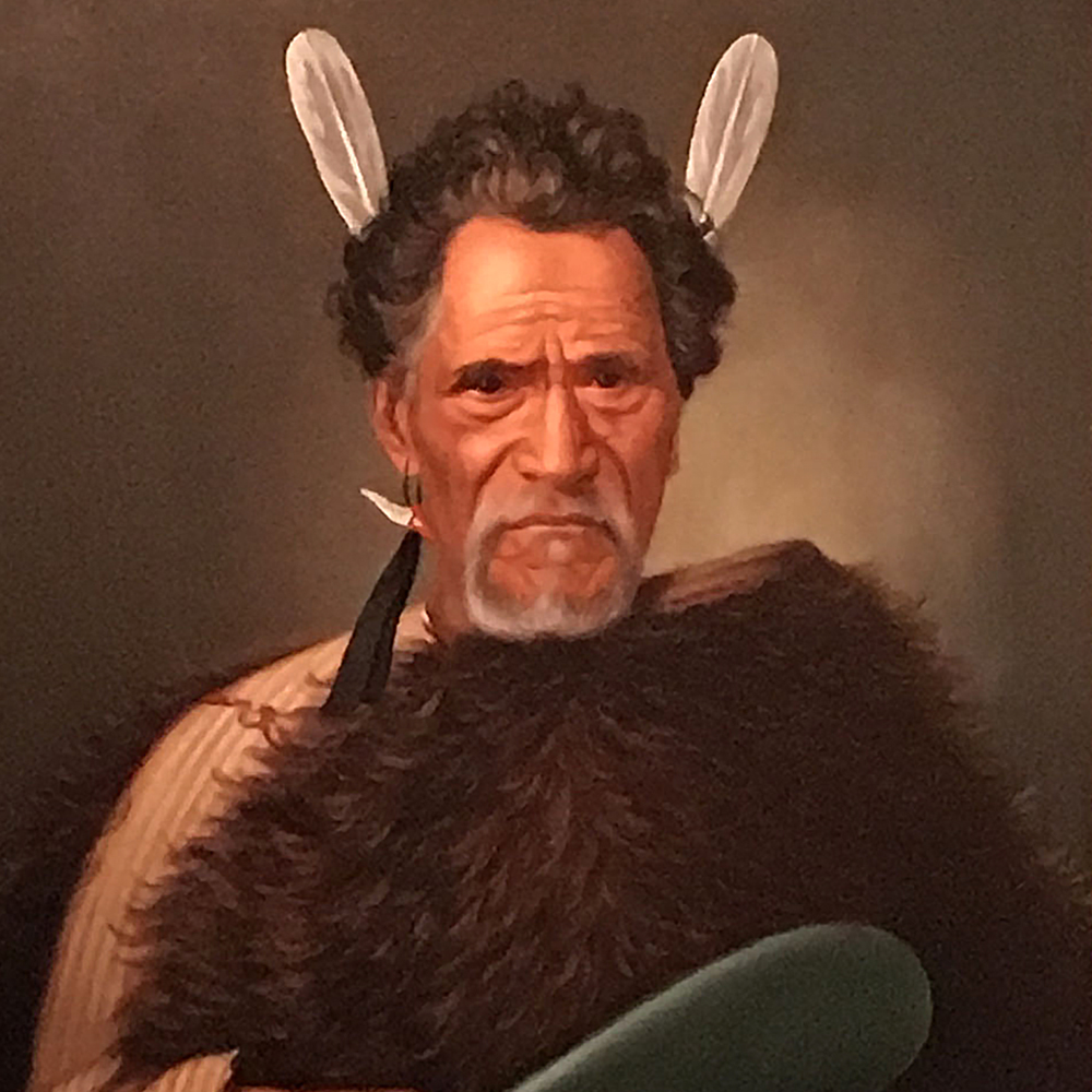 Gottfried Lindauer, Retimana Te Korou (1881), oil on canvas, Collection of Aratoi Wairarapa Museum of Art and History.