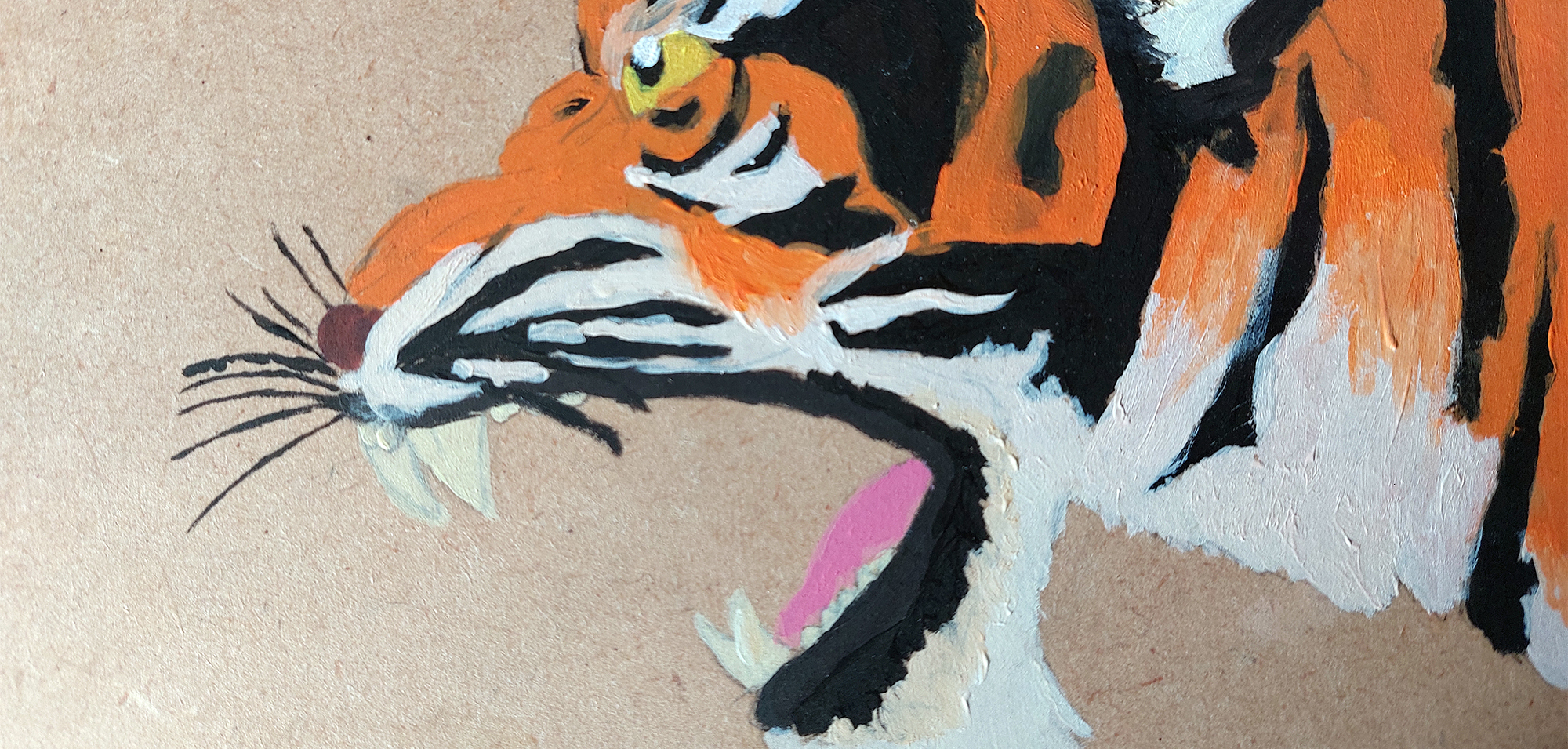 Tiger painting 