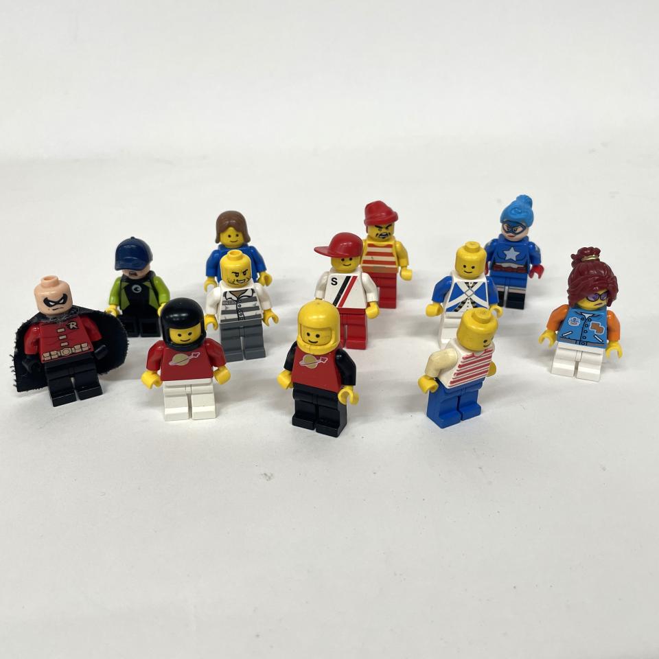 a selection of LEGO minifigs